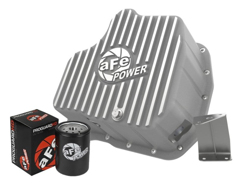 aFe Power 11-16 GM Diesel 2500HD / 3500HD V8-6.6L (TD) Street Series Engine Oil Pan Raw w/ Machined 46-71080A