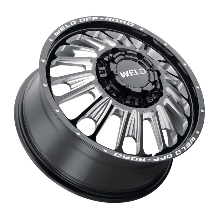 Weld Off-Road W121 20X8.25 Scorch Front 8X200 ET108 BS8.90 Gloss Black MIL 142.2 W12108292890