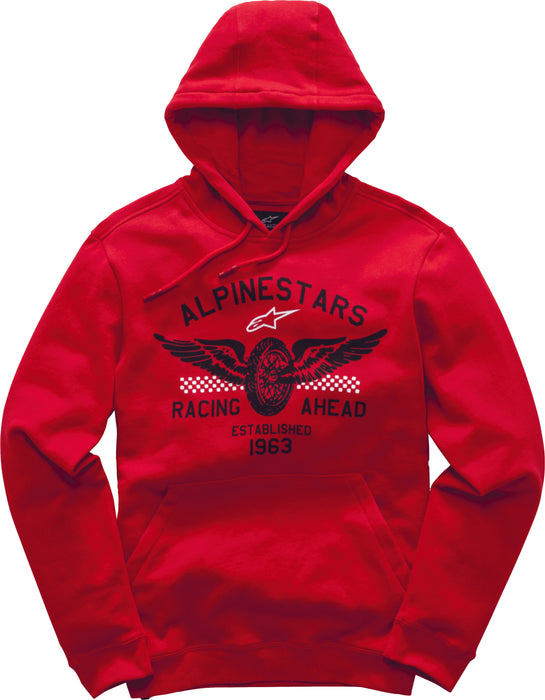 Alpinestars Wings Fleece Hoodie Red Xl Red X 1017-52012-30-XL