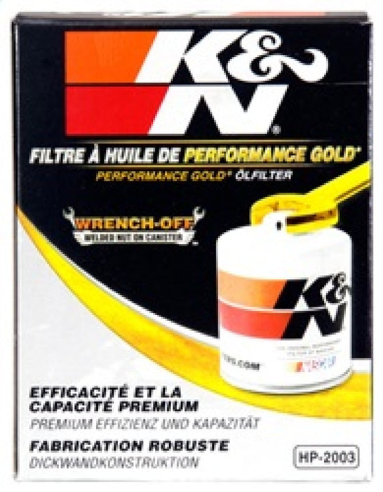 K&N Oil Filter OIL FILTER; AUTOMOTIVE HP-2003