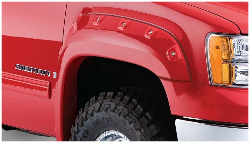 Bushwacker 07-13 GMC Sierra 1500 Fleetside Cutout Style Flares 4pc 69.3in Bed Black 40951-02