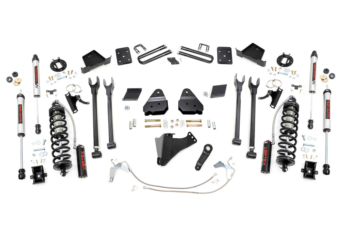 Rough Country 6 Inch Lift Kit 4-Link No Ovld C/O V2 Fits Ford F-250 Super Duty (15-16) 52758