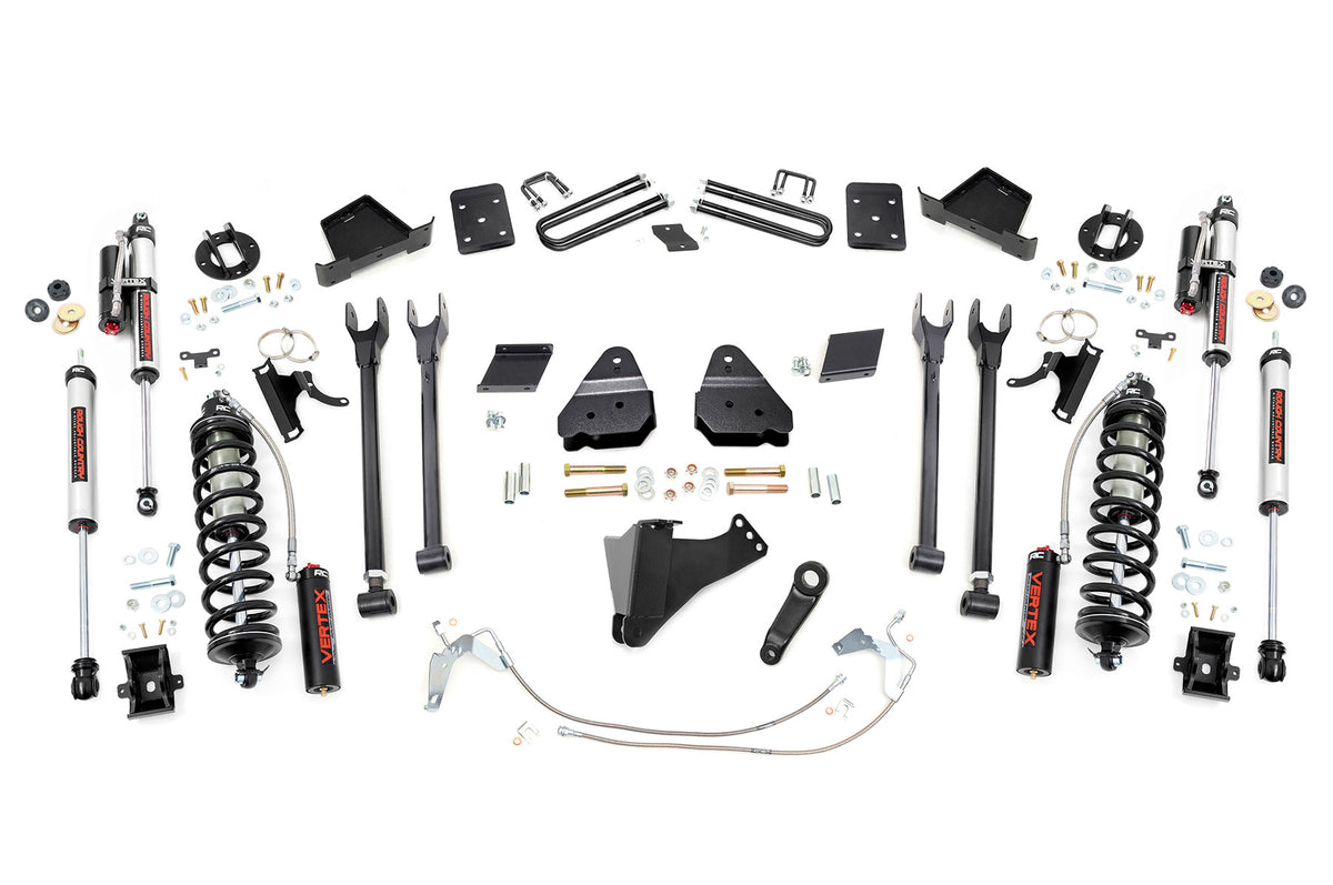 Rough Country 6 Inch Lift Kit 4-Link No Ovld C/O Vertex Fits Ford F-250 Super Duty (11-14) 53259