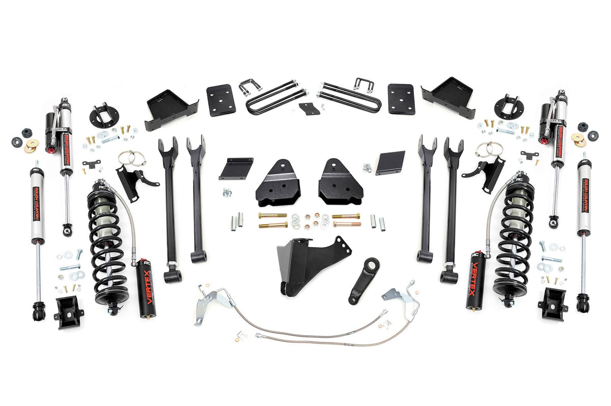 Rough Country 6 Inch Lift Kit 4 Link Ovld C/O Vertex Fits Ford F-250 Super Duty (15-16) 58959