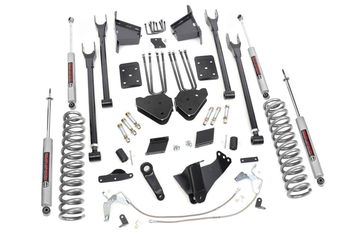 Rough Country 6 Inch Lift Kit 4 Link Ovld Fits Ford F-250 Super Duty 4WD (15-16) 589.20