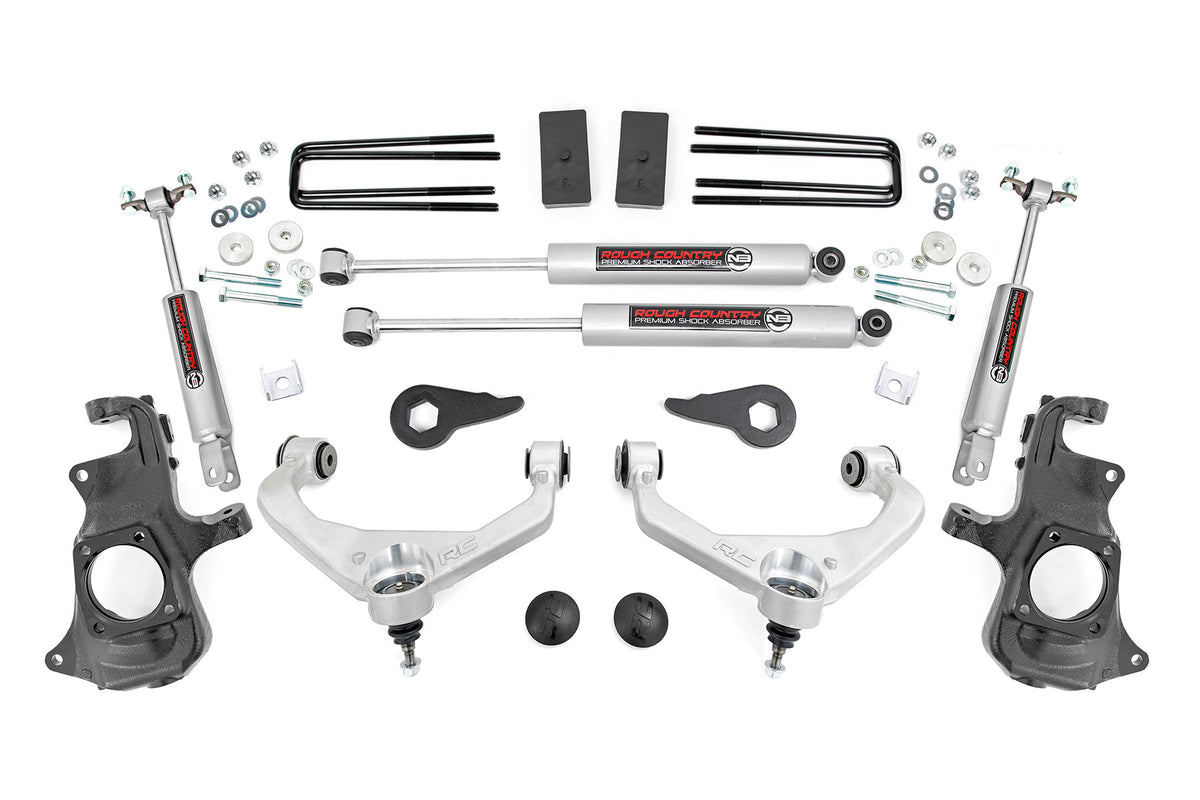 Rough Country 3.5 Inch Lift Kit Knuckle Fits Chevy/GMC 2500HD/3500HD (11-19) 95730