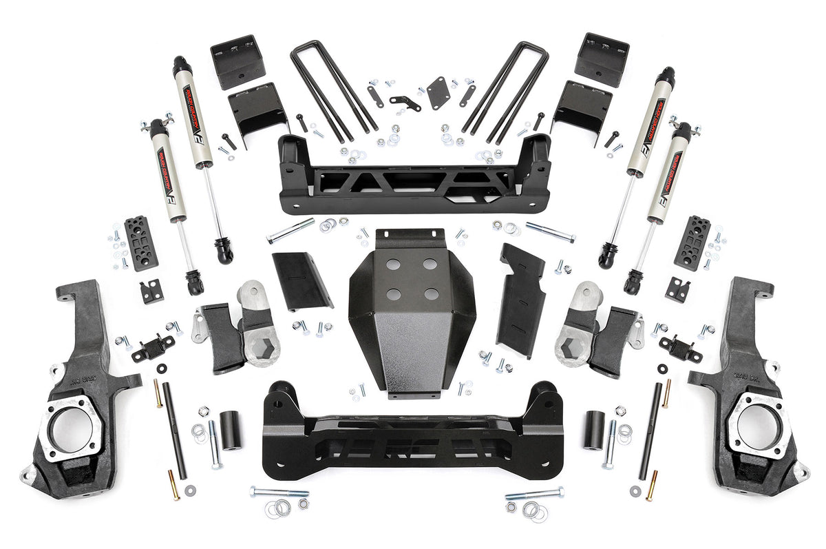 Rough Country 5 Inch Lift Kit Ntd V2 Fits Chevy/GMC 2500HD/3500HD (11-19) 26070