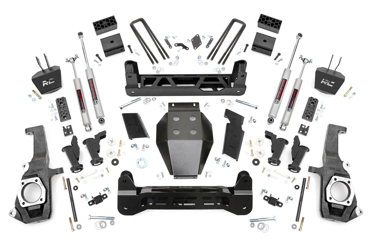 Rough Country 5 Inch Lift Kit Torsion Drop Fits Chevy/GMC 2500HD/3500HD (11-19) 10330
