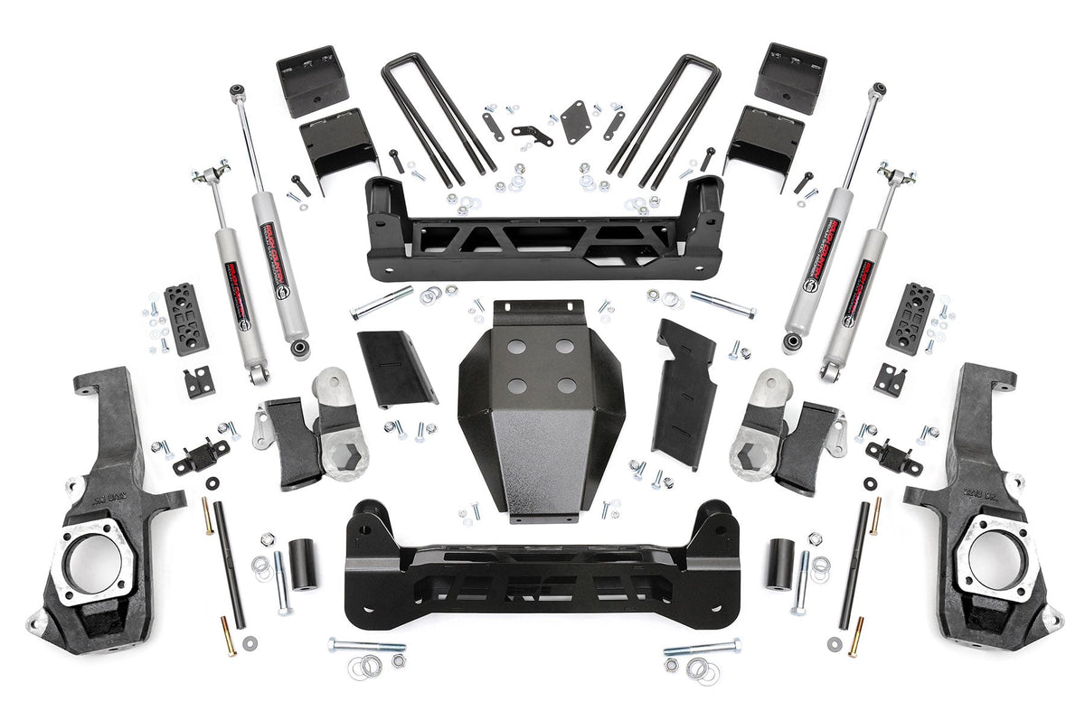Rough Country 5 Inch Lift Kit Ntd Fits Chevy/GMC 2500HD/3500HD (11-19) 26030