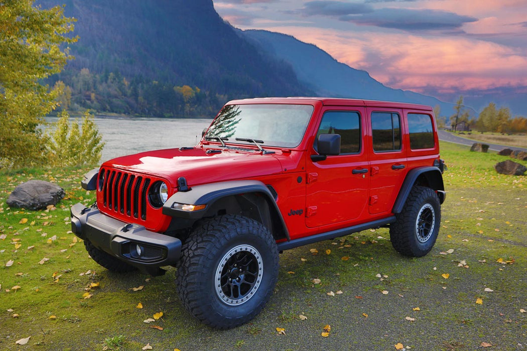 Rough Country Wf1 Fender Flares compatible with Jeep Wrangler Jl 4Wd (2018-2023) A-J01822