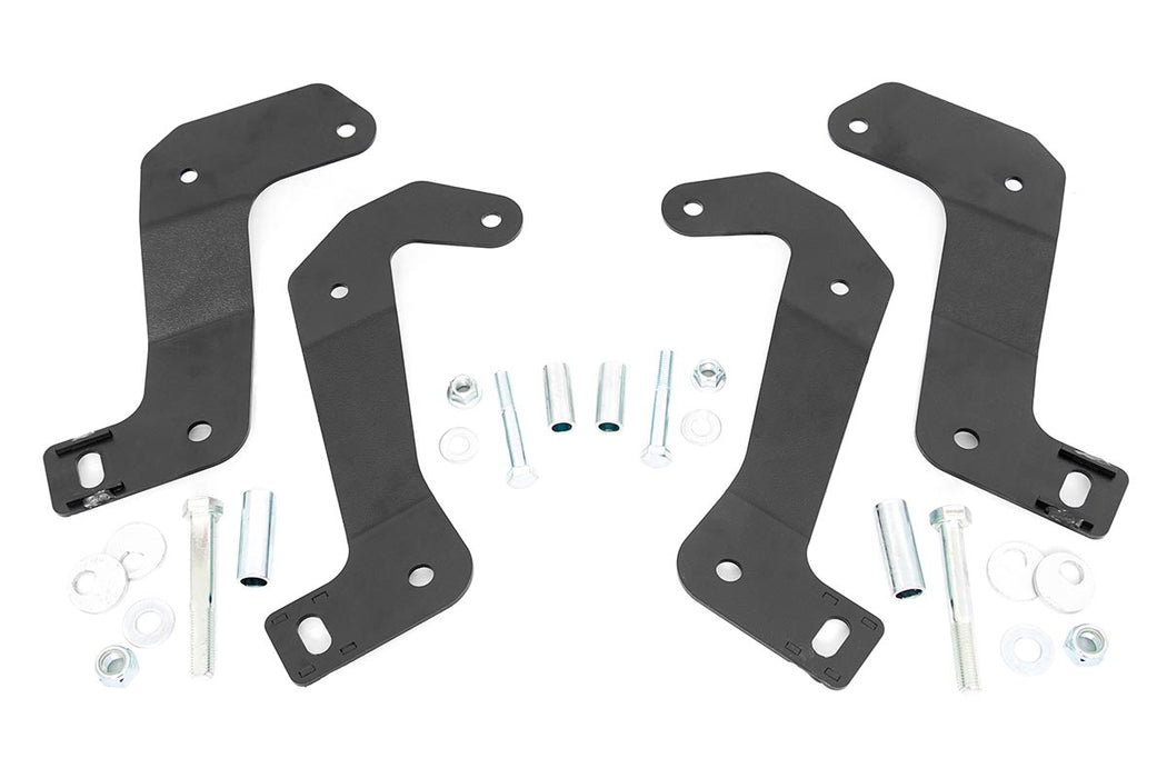 Rough Country Control Arm Relocation Kit Front compatible with Jeep Gladiator Jt (20-23)/Wrangler Jl (18-23) 110602