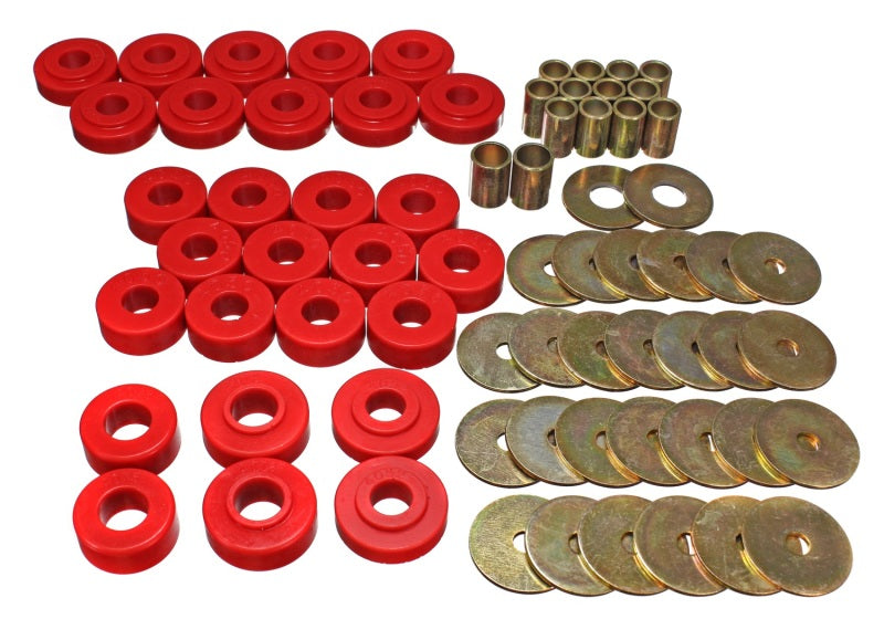 Energy Suspension 65-67 Chevy Malibu/Chevelle/El Camino/Monte Carlo Body Mount Set 3.4111R