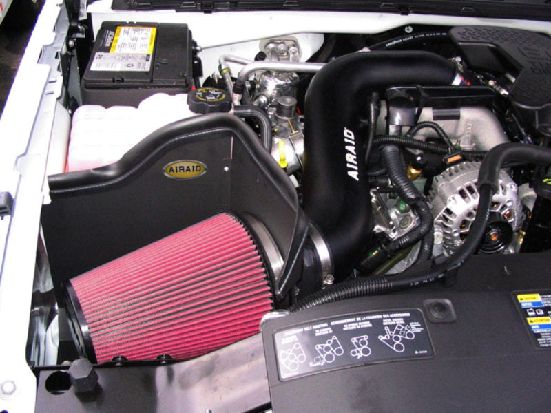 Airaid 2006 Chevy Duramax/04-05 GMC Duramax 6.6L LLY CAD Intake System w/ Tube (Dry / Red Media) 201-154