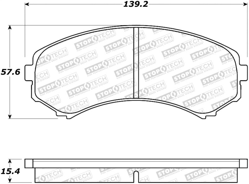 StopTech Street Brake Pads 308.0867