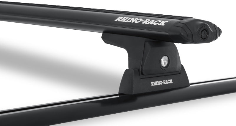 Rhino-Rack Vortex 59in 2 Bar Roof Rack w/Tracks (ST) Black Y02-490B-ST