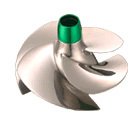 SOLAS SR-CD-11/19 Concord 4-Blade Impeller for Select Sea-Doo PWC with 155.5mm Pump Diameter, Silver