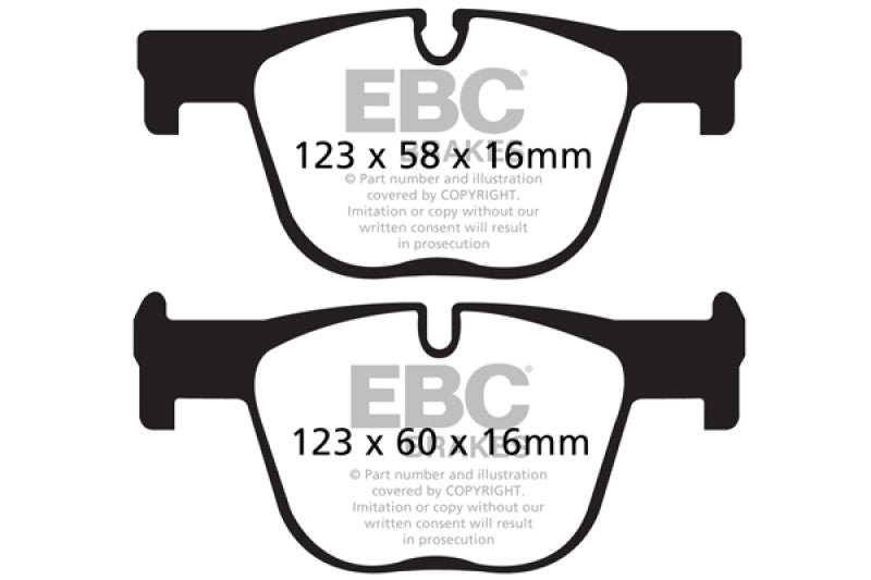 EBC 2017+ BMW 430 Coupe/Gran Coupe (F32/F33/F36) Bluestuff Rear Brake Pads DP52131NDX