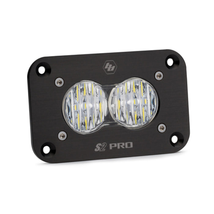 Baja Designs S2 Pro Flush Mount Wide Cornering Pattern LED Work Light Clear 481005