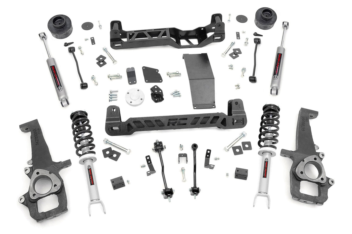 Rough Country 4 Inch Lift Kit N3 Struts Fits RAM 1500 4WD (2012-2018 & Classic) 33332