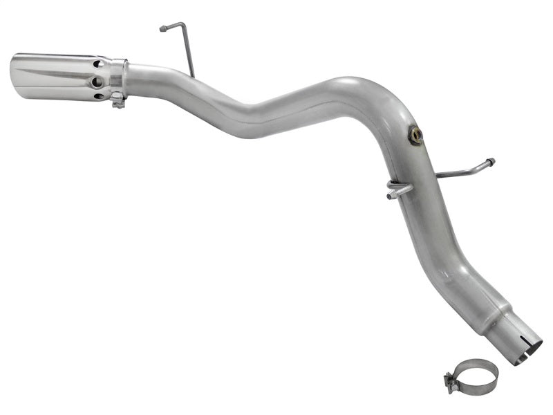 aFe LARGE BORE HD 3.5in DPF-Back Alum Exhaust w/Polished Tip 2016 GM Colorado/Canyon 2.8L (td) 49-04064-P