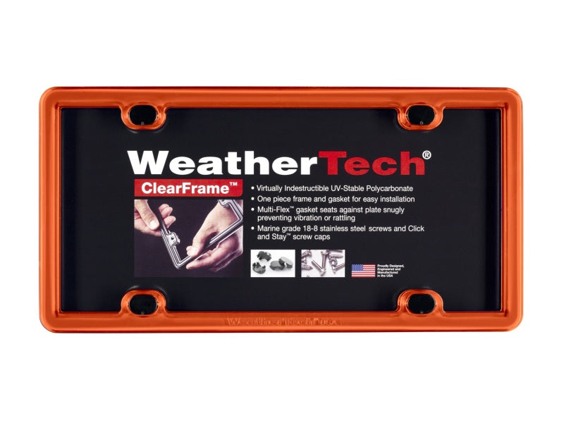 WeatherTech ClearFrame Orange 8ALPCF13