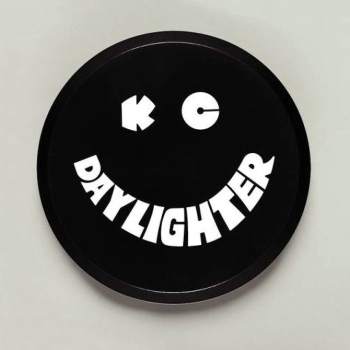 KC HiLiTES 6in. Round Hard Cover for Daylighter/SlimLite/Pro-Sport (Single) Black w/White Smile 5200