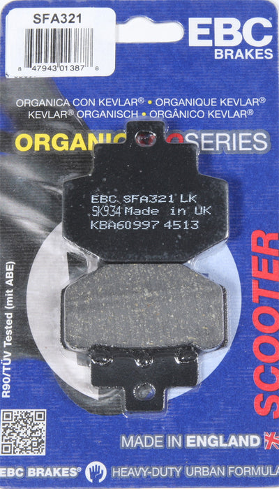 EBC Brakes SFA321 Standard Scooter Brake Pad