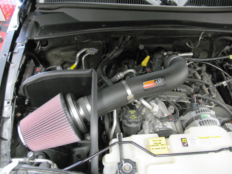 K&N 04-07 compatible with Jeep Liberty V6-3.7L Performance Intake Kit 57-1540