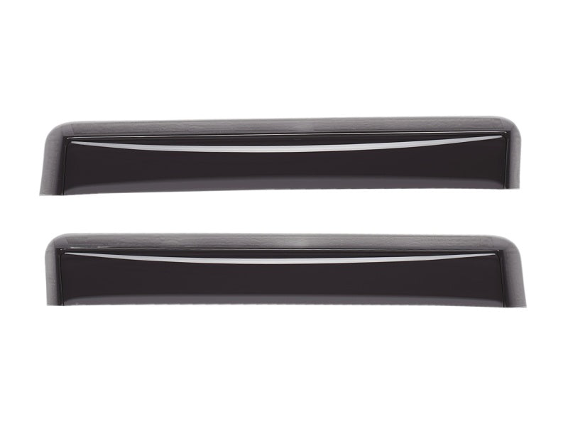 WeatherTech 04+ Compatible with Nissan Frontier Crew Cab Rear Side Window Deflectors Dark Smoke 83367