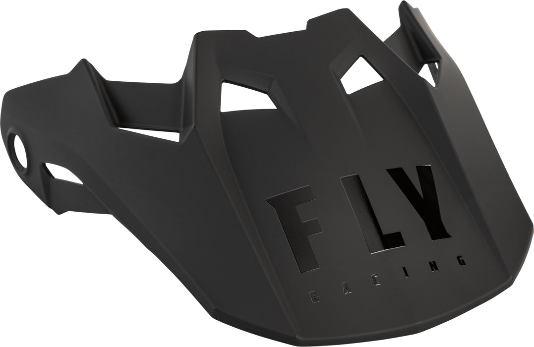 Fly Racing 2021 Formula Carbon Visor - Solid (Medium/Large) (Matte Black Carbon)