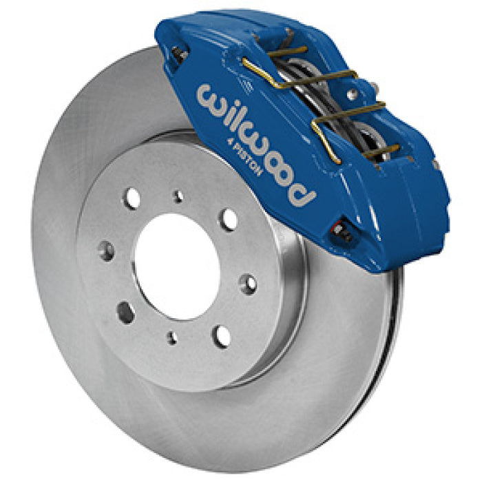 Wilwood DPHA Front Caliper & Rotor Kit Honda / Acura w/ 262mm OE Rotor Competition Blue 140-12996-CB