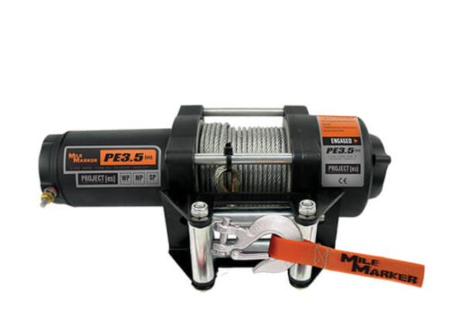 Mile Marker Winch-Pe3.5 Es Waterproof 77-53112Bw 77-53112BW