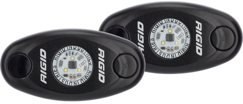 Rigid Industries A-Series Flush Mount Red Low Power Led LightsPair 482043