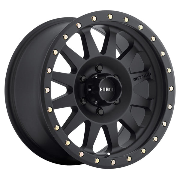Method MR304 Double Standard 16x8 0mm Offset 6x5.5 108mm CB Matte Black Wheel MR30468060500