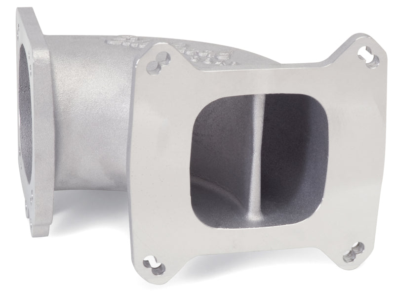 Edelbrock High Flow Intake Elbow 95mm Throttle Body to Square-Bore Flange As-Cast Finish 3849