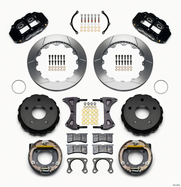 Wilwood Narrow Superlite 4R Rear P-Brk Kit 12.88in Big Ford 2.36in Off Bronco 5 x 5.50 140-13323