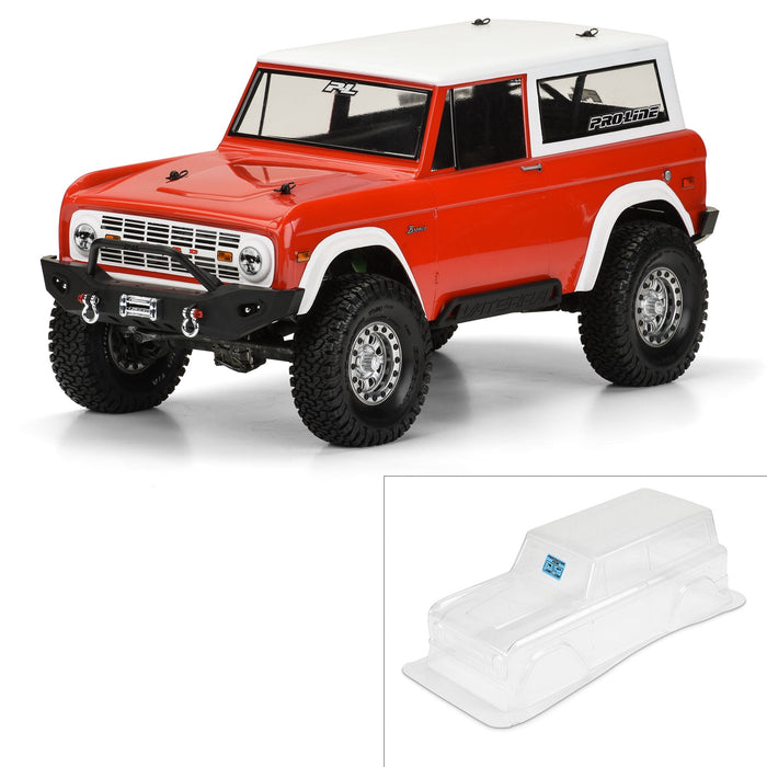 Pro-Line Racing 331360 1973 Ford Bronco Body For 1:10 Rock Crawler,Clear,4 PRO331360