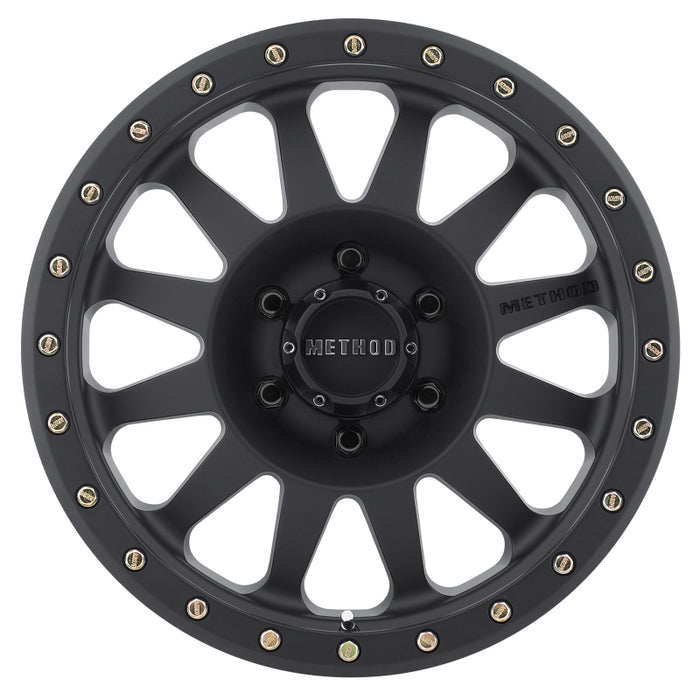 Method MR304 Double Standard 20x10 -18mm Offset 6x135 94mm CB Matte Black Wheel MR30421016518N