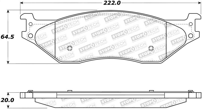 StopTech Street Brake Pads 308.1066