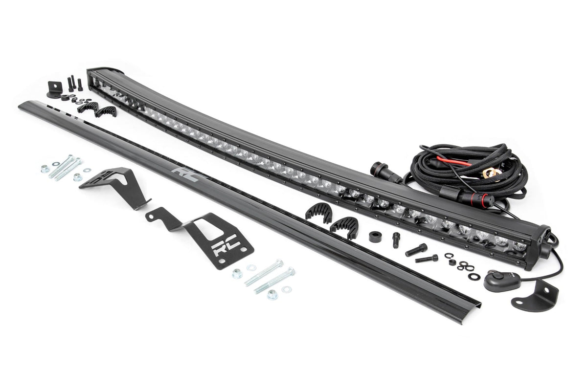Rough Country Led Light Front Mount 40" Black Single Row Fits Can-Am Commander 1000/Maverick 97040