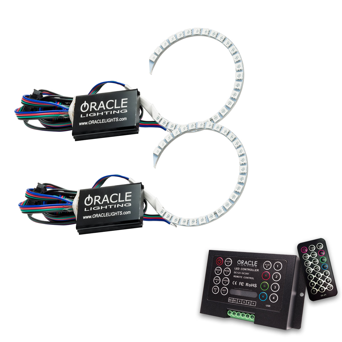Oracle Fits Chevrolet Impala 14-17 Projector Halo Kit Colorshift W/ 2.0 Controller See Warranty 1318-333