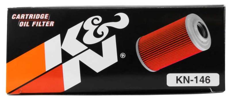 K&N Motorcycle Oil Filter: High Performance, Premium, Designed to be used with Synthetic or Conventional Oils: Fits Select Yamaha Vehicles, KN-146