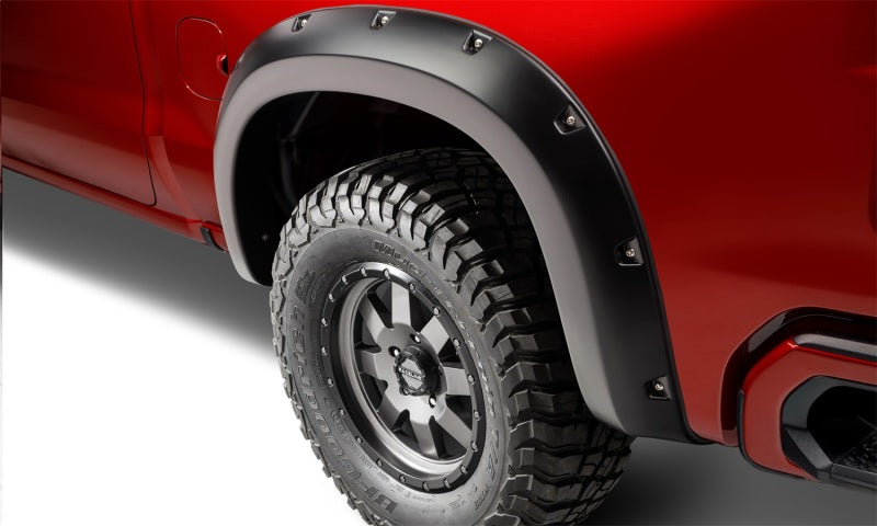 Bushwacker 19-21 Chevrolet Silverado 1500 Pocket Style Flares 4pc Black 40927-02