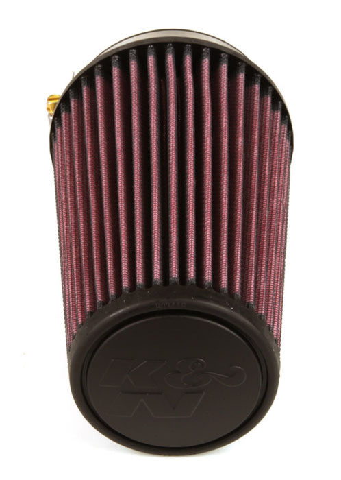 K&N Filter Universal Rubber Filter 3 1/2 inch Flange 4 5/8 inch Base 3 1/2 inch Top 7 inch Height RU-3130