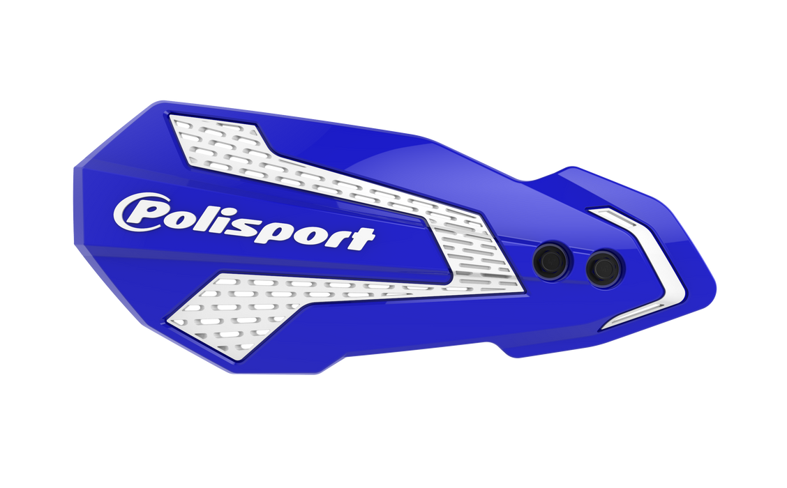 Polisport 8308200015 MX Flow Perch Mount Handguard - Blue/White