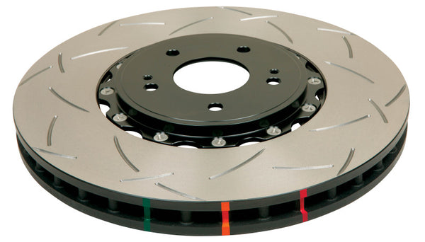 DBA 11-15 compatible with Jeep Grand Cherokee Exc. SRT8 Front T3 5000 Series Slotted Rotor w/ Black Hat 350mm 52635BLKS
