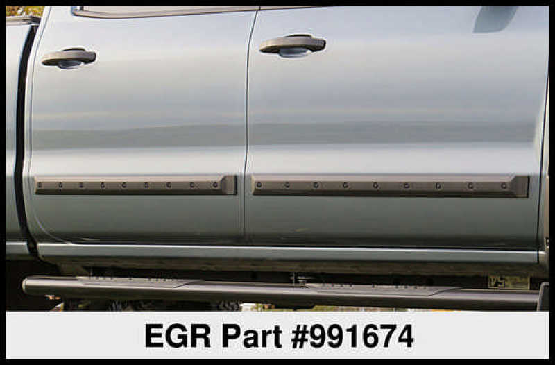 EGR Crew Cab Front 41.5in Rear 38in Bolt-On Look Body Side Moldings (991674) 991674