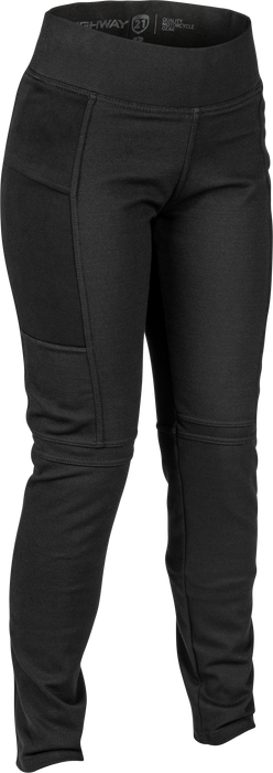 Highway 21 Women's Motorcycle Phoenix Leggings (Black, US 0)