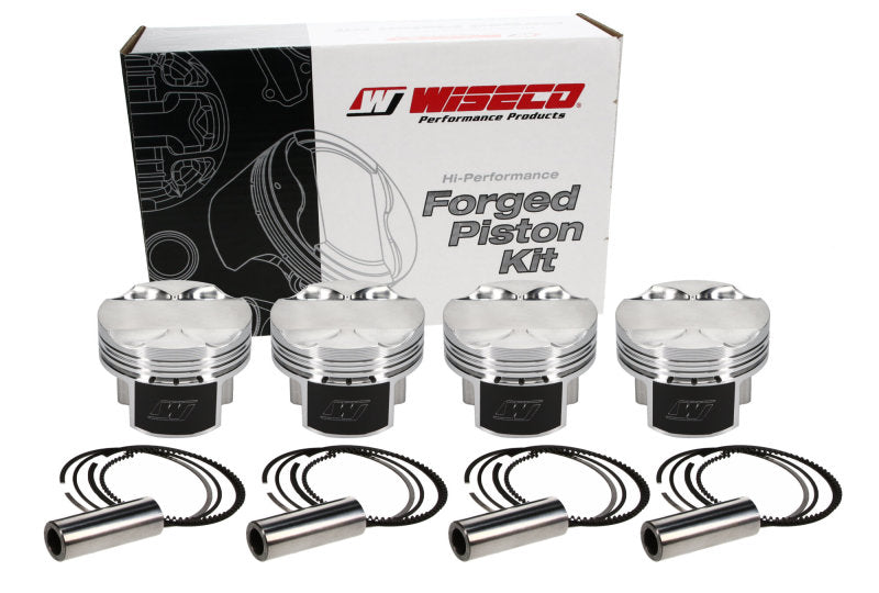 Wiseco Mitsubishi 4G63 7-Bolt -4cc FT 9.5:1 Comp Pistons Set of 4 K675M8525AP