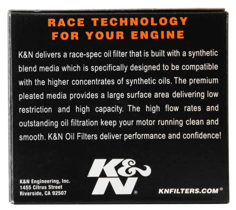 K&N Motorcycle Oil Filter: High Performance, Premium, Designed to be used with Synthetic or Conventional Oils: Fits Select Kawasaki Vehicles, KN-401